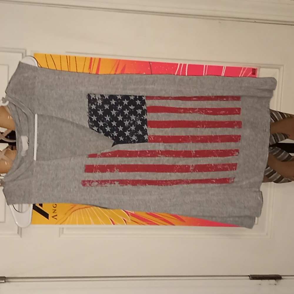 American flag tank